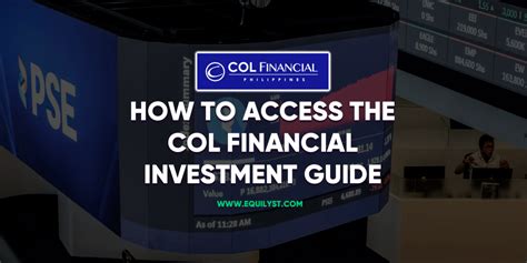 col financial investment guide.